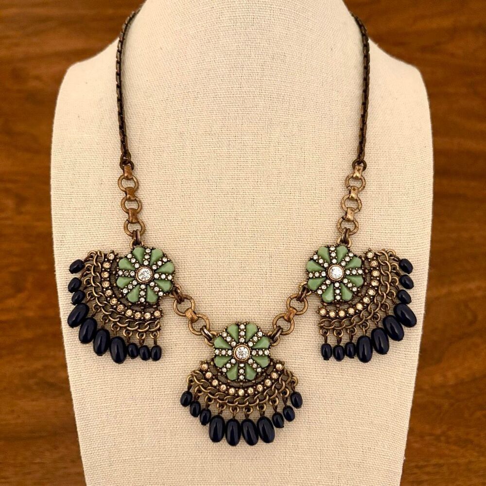 J.Crew | Beaded Pendant Necklace | 18” Adjustable